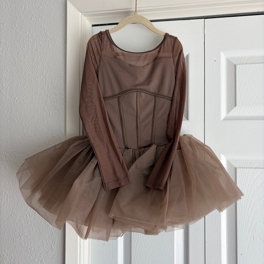 Weissman As It Was Corset Style Tutu Dress Costume Mauve IC 7/8 15911
